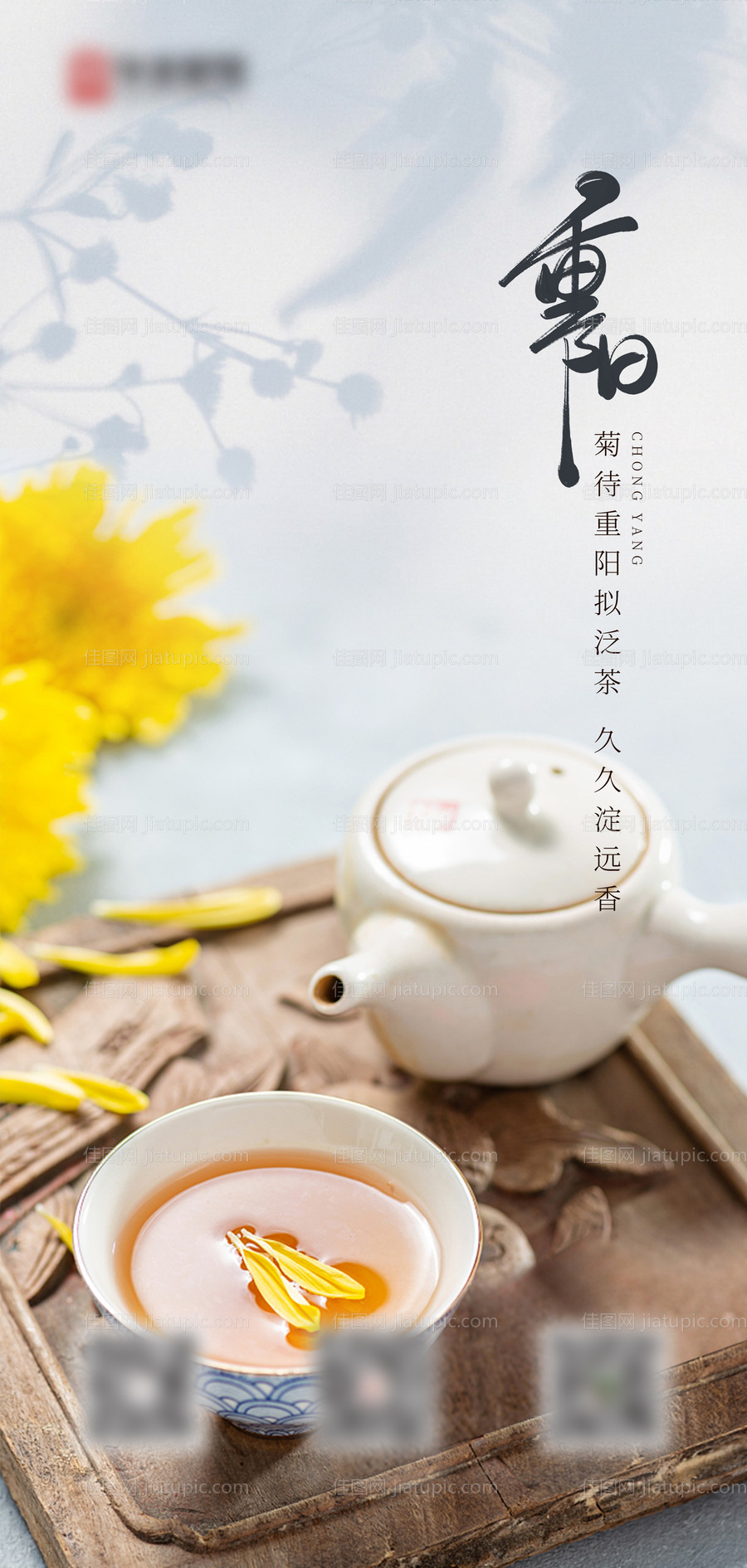 重阳节节日移动端海报-源文件
